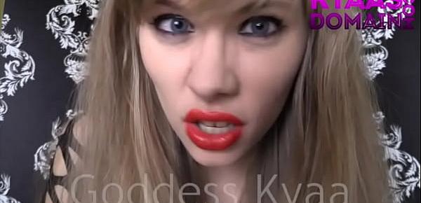  Caught In My Web Goddess Kyaa FEMDOM POV HUMILIATION